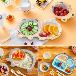 Bộ chén ăn dặm sợi tre