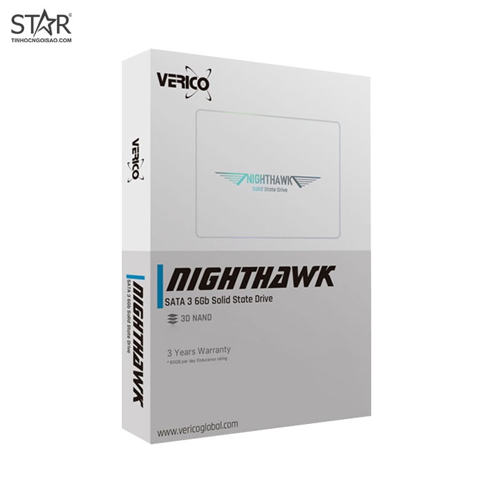 Ổ cứng SSD 120G Verico Nighthawk Sata III 6Gb/s SLC