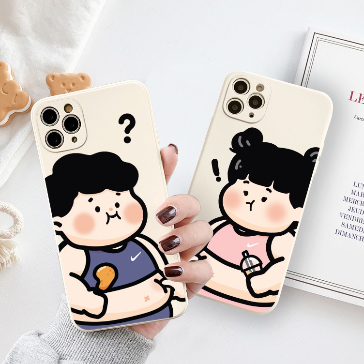 Ốp lưng iphone cạnh vuông ốp iphone fat couple 6/6plus/6s/6splus/7/7plus/8/8plus/x/xr/xs/11/12/pro/max/plus/promax E93