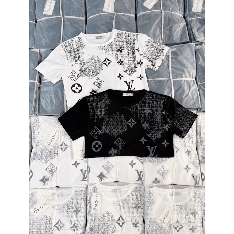 ÁO THUN NAM CỔ TRON HỌA TIÊT ANH SAO LOANG CỰC CHẤT PHONG ĐỘ ĐẸP TRAI