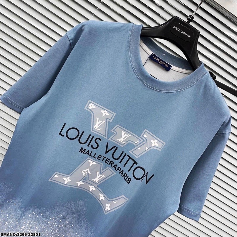 Áo phông loang nam in chữ nổi siêu nét