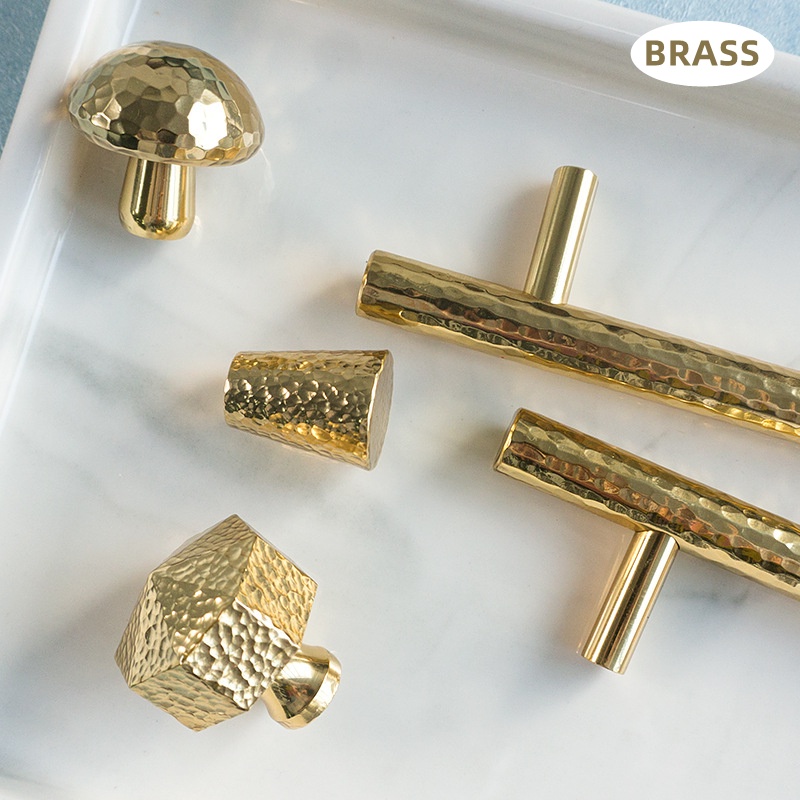 Tay Nắm Cửa/Ngăn Kéo Tủ Bằng Đồng Thau Handmade Phong Cách Bắc Âu Sang Trọng