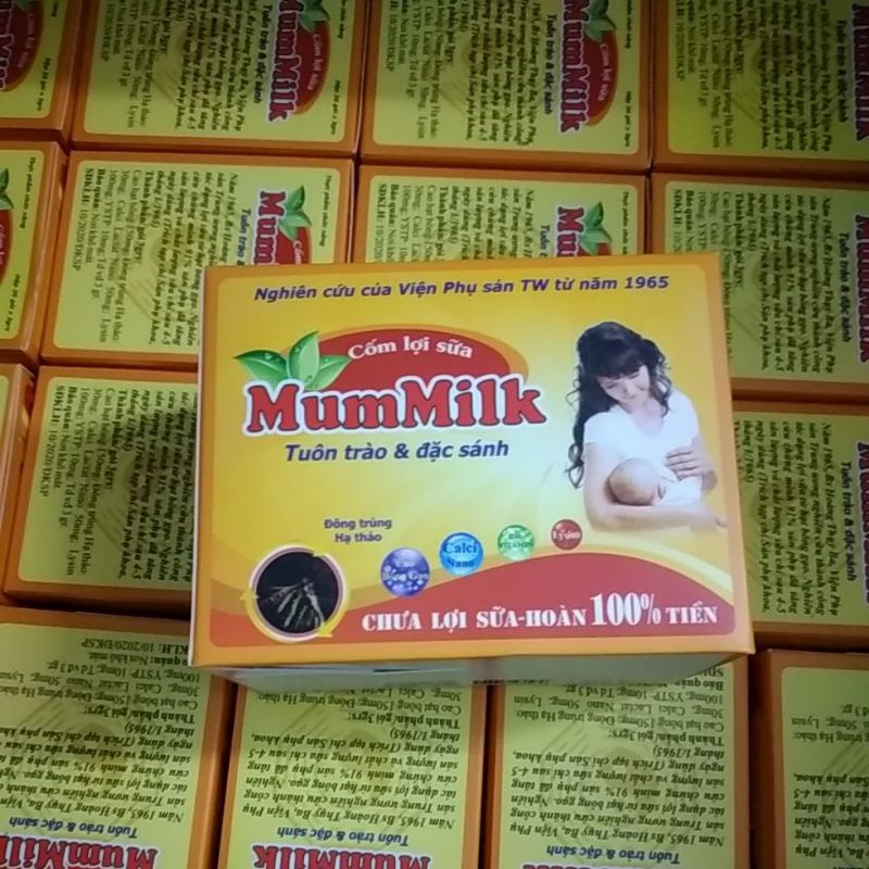 Cốm Lợi Sữa MUMMILK đông trùng hộp 20 gói