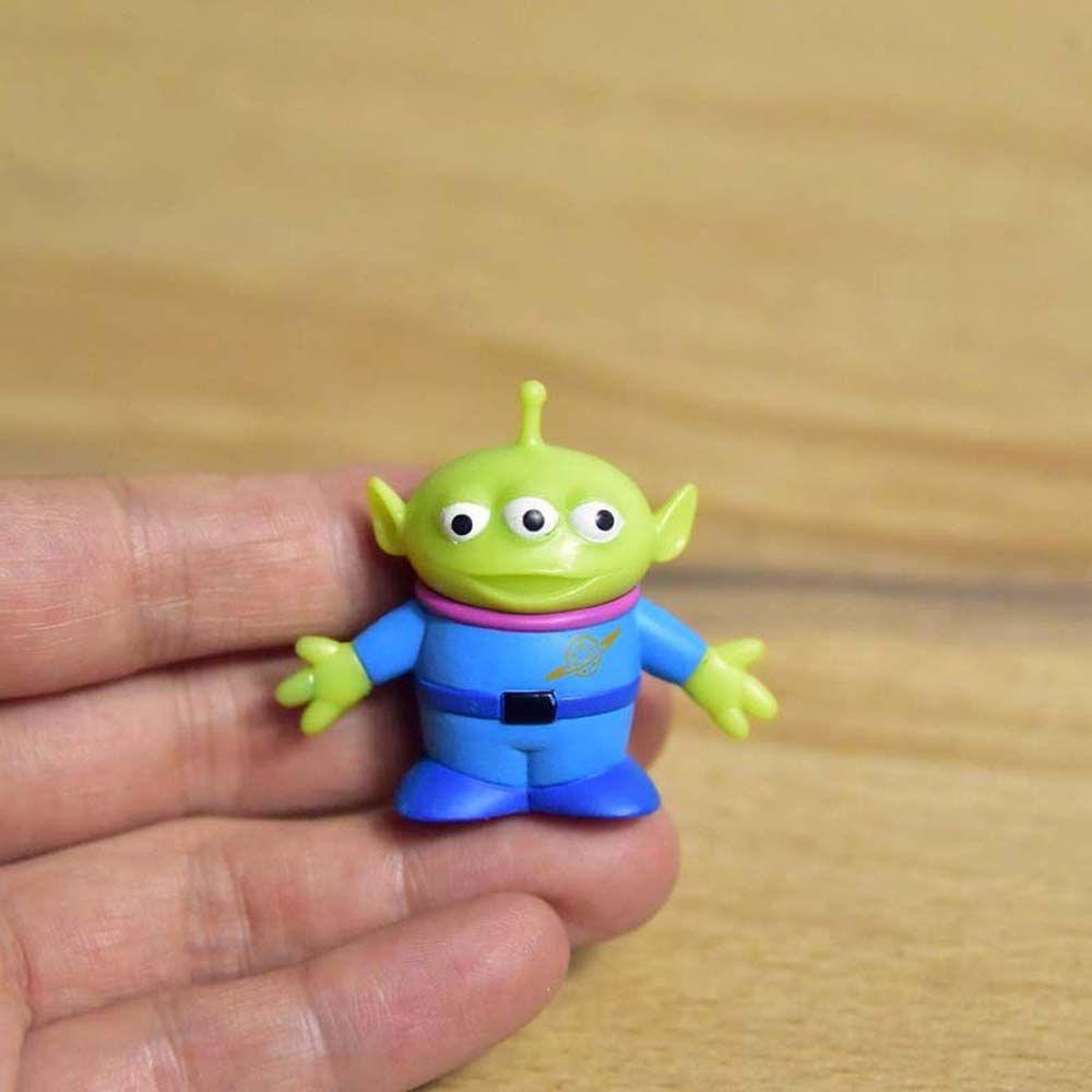 REBUY1 Mô Hình Nhân Vật Người Ngoài Hành Tinh Hoạt Hình Màu Xanh Lá Cây Trang Trí Bàn Làm Việc