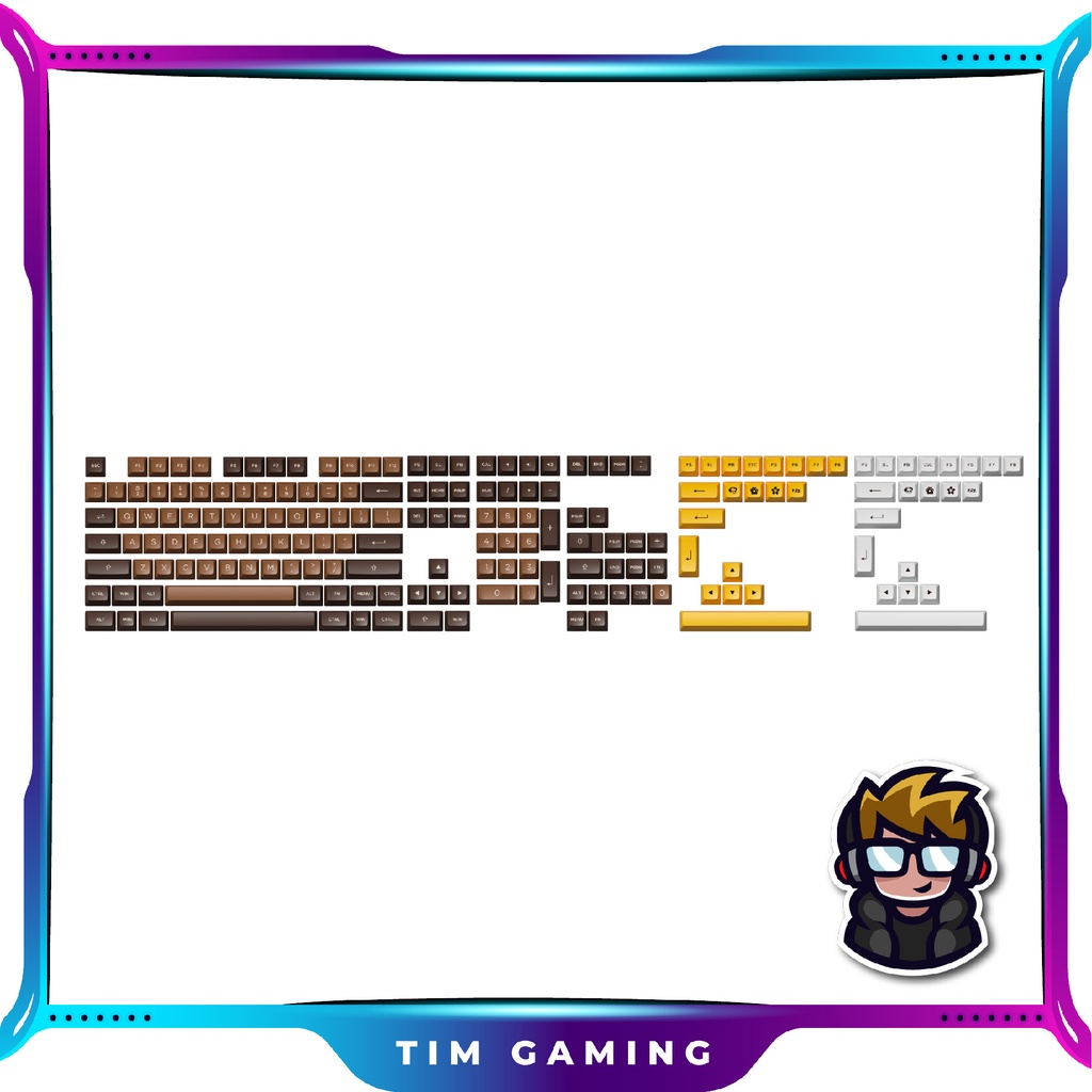 Bộ Keycap AKKO set – Chocolate