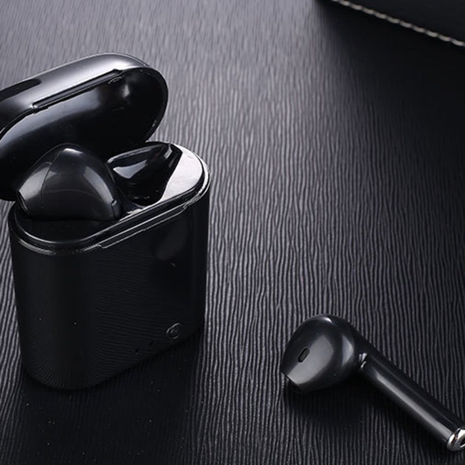 Tai Nghe Không Dây kết nối Bluetooth Sẵn i7 (đen)
