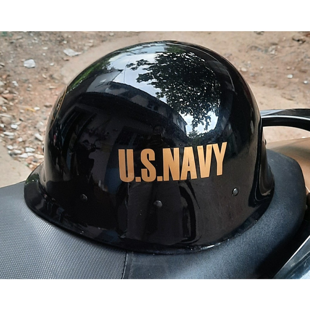 nón bảo hiểm lính mỹ us navy cao cấp lòng dây thoáng mát nhựa ABS