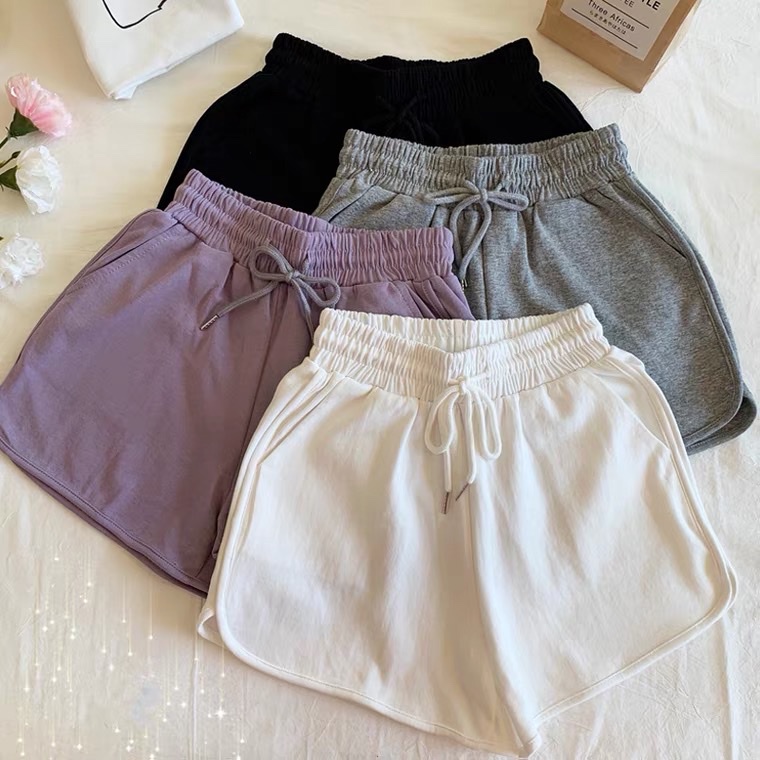 Quần đùi nữ dáng thể thao KOALA, quần short nữ cạp chun dáng rộng phong cách thể thao - DUI05 | BigBuy360 - bigbuy360.vn