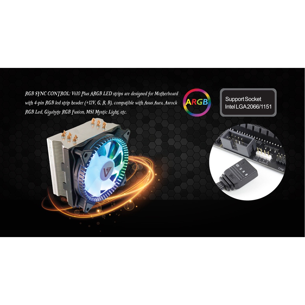 Quạt tản nhiệt VSP-T610 plus