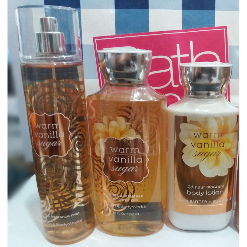 Xịt thơm toàn thân Bath & Body Works - Warm Vanilla Sugar