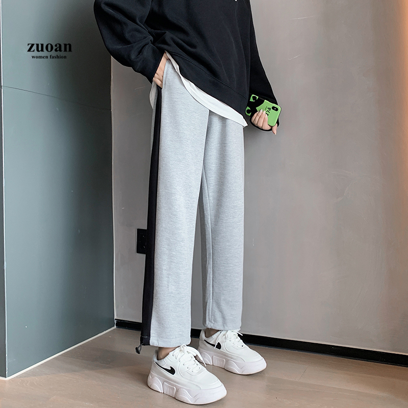 Quần Dài Thể Thao Dáng Rộng Kiểu Hàn Quốc Thời Trang Mùa Thu Cho Nữ | BigBuy360 - bigbuy360.vn