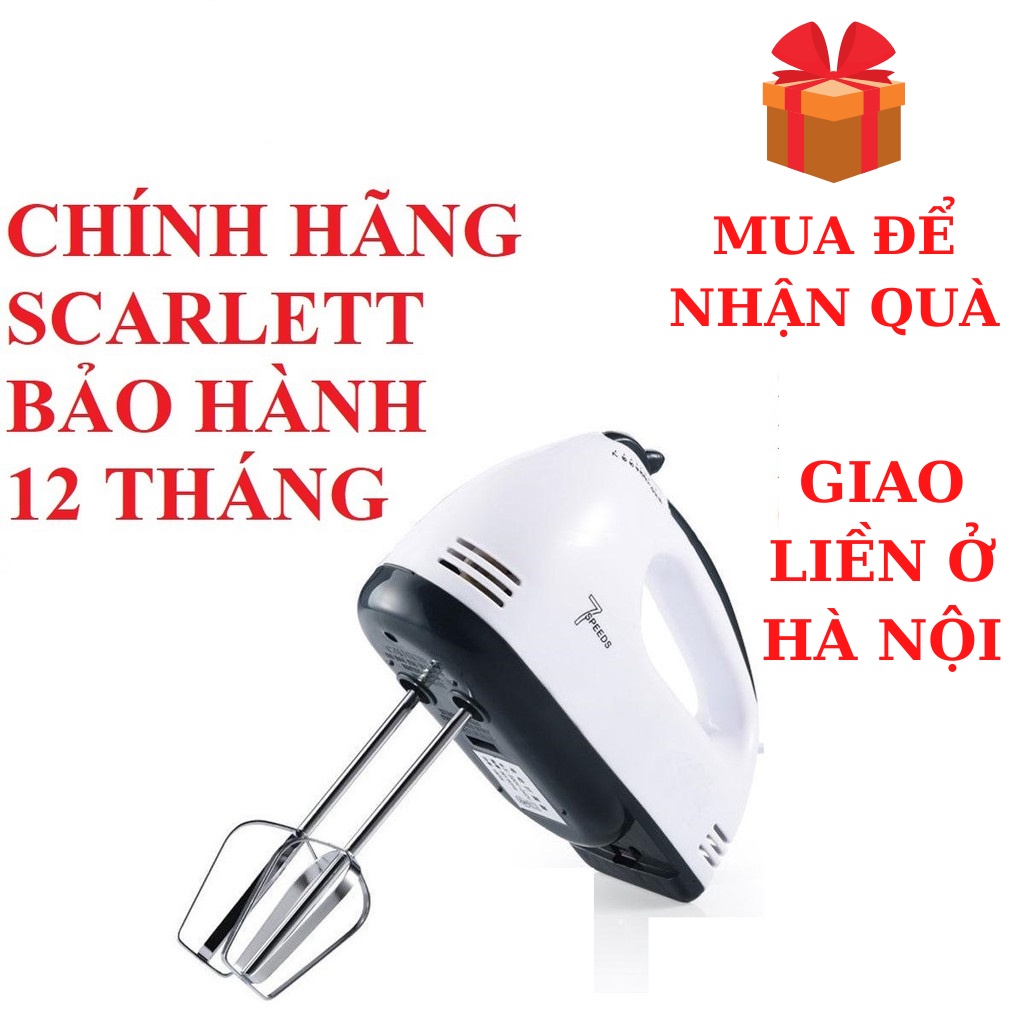 Máy Đánh Trứng Cầm Tay 7 Tốc Độ 180W Loại Cao Cấp 2021 - SCARLETT