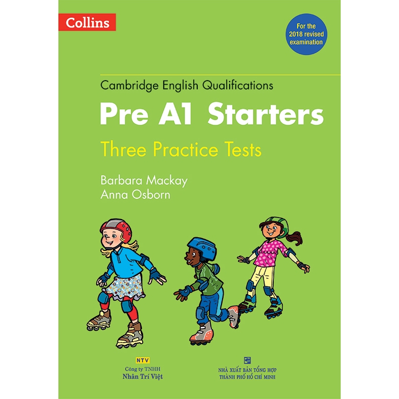 Sách - Cambridge English Qualifications - Pre A1 Starters (Three Practice Test) (2018)