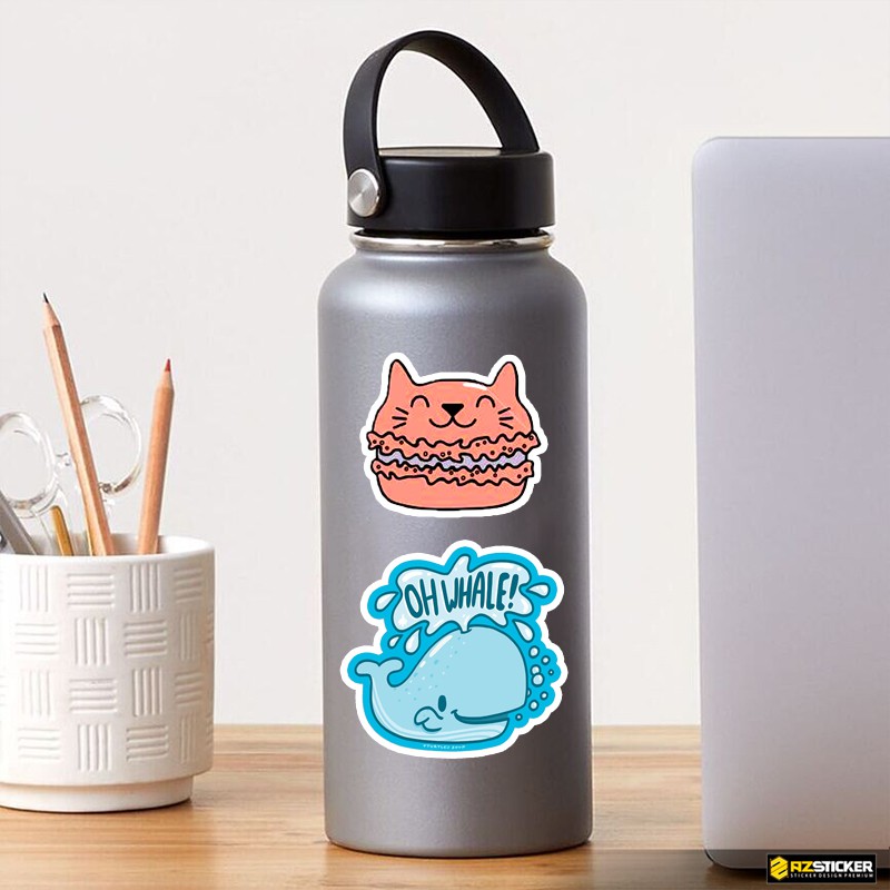 Sticker Chủ Đề Động Vật Dễ Thương Chống Thấm Nước | STK79 | Hình Dán Sticker Dán Sổ Tay Điện Thoại Mũ Bảo Hiểm
