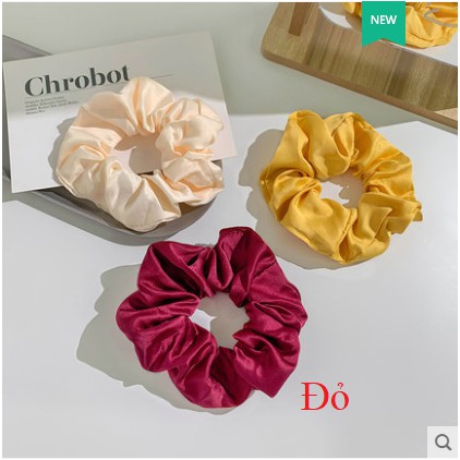 Dây buộc tóc, Cột tóc Scrunchies Siêu Xinh Dễ Thương Nhiều Màu