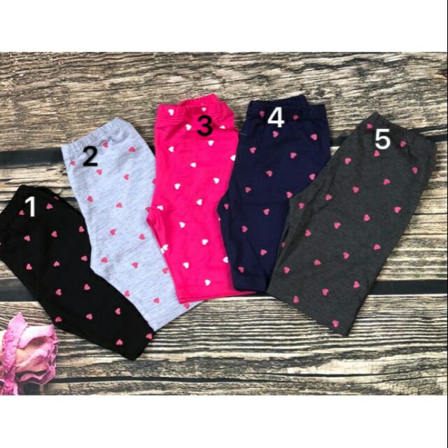 Combo 6 quần legging cho bé gái