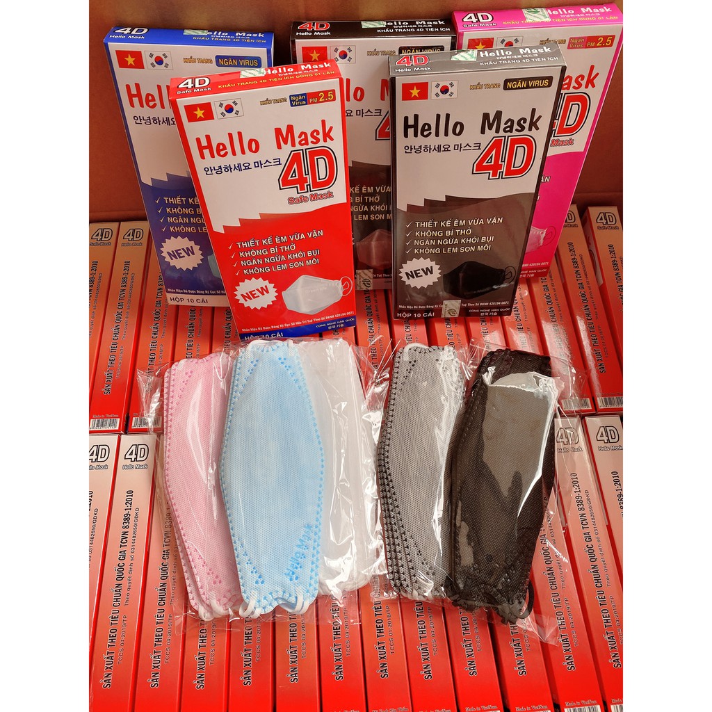 ✅ Khẩu Trang 3D- LandMask 3D (Bịch 6 Cái) -VT0631 | BigBuy360 - bigbuy360.vn