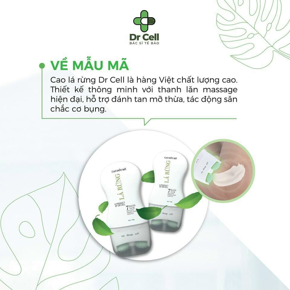 Cao lá rừng Dr Cell (đốt mỡ bụng sau 7 ngày)