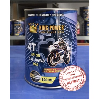 Dầu nhớt king power xe số 800ml