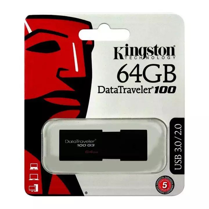 USB Kingston Datatraveler 64GB Nhập Khẩu - BH 5 năm !!!