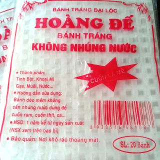 Combo 5 gói bánh đa nem Hoàng Đế (túi 20 lá)