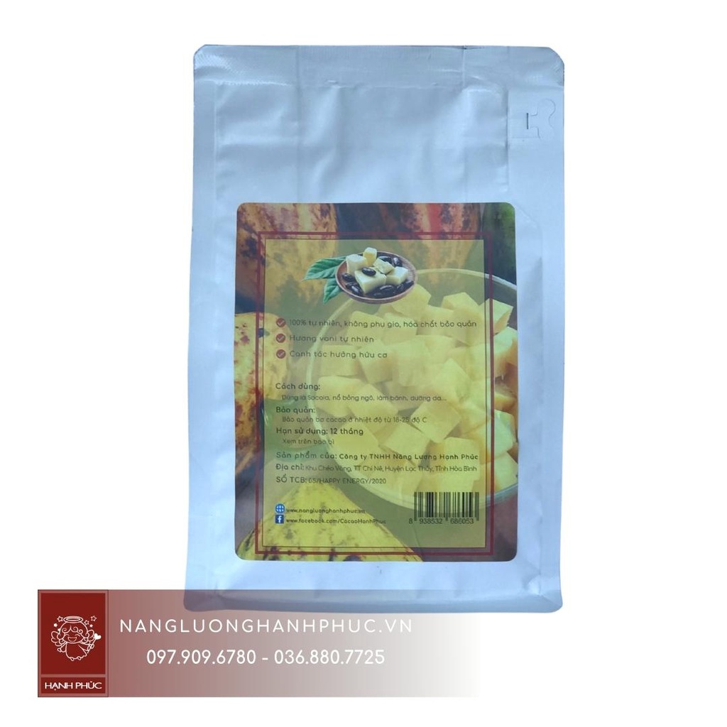 Bơ Cacao Hạnh Phúc - làm socola - Nguyên chất