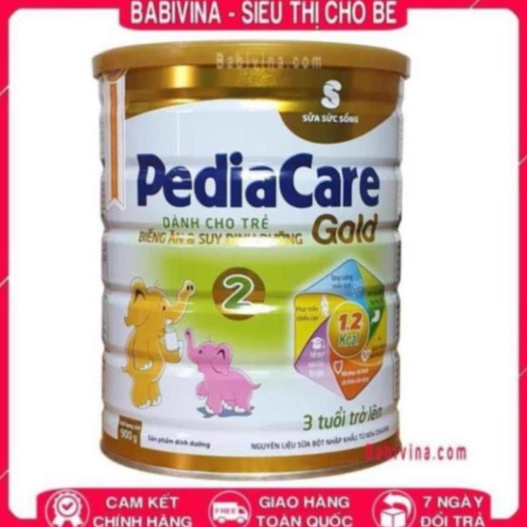 [LẺ GIÁ SỈ] Sữa Pediacare Gold 2 900g Viện Dinh Dưỡng Dành Cho Trẻ Biếng Ăn - Suy Dinh Dưỡng - Thấp Còi (pedia care)