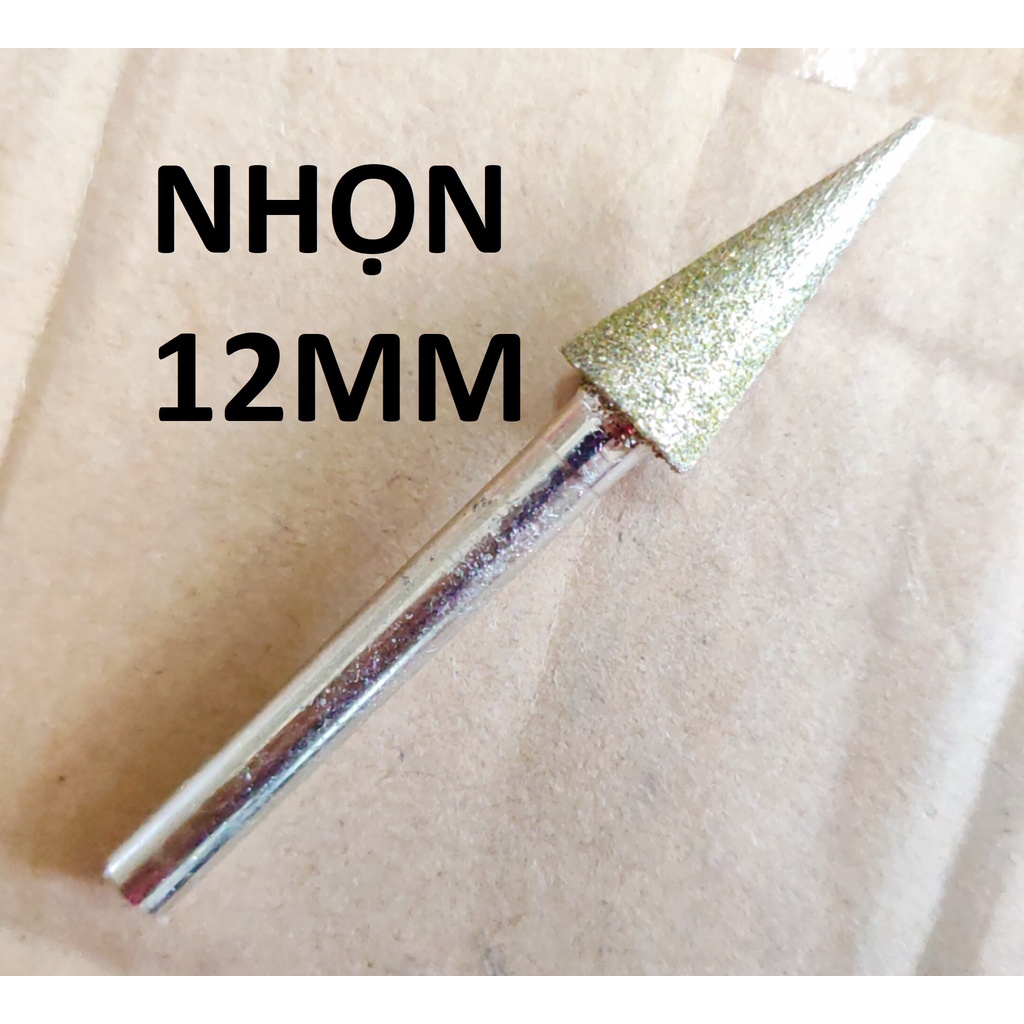 Mũi mài đá kim cương, đủ size, đủ hình, cán 6mm