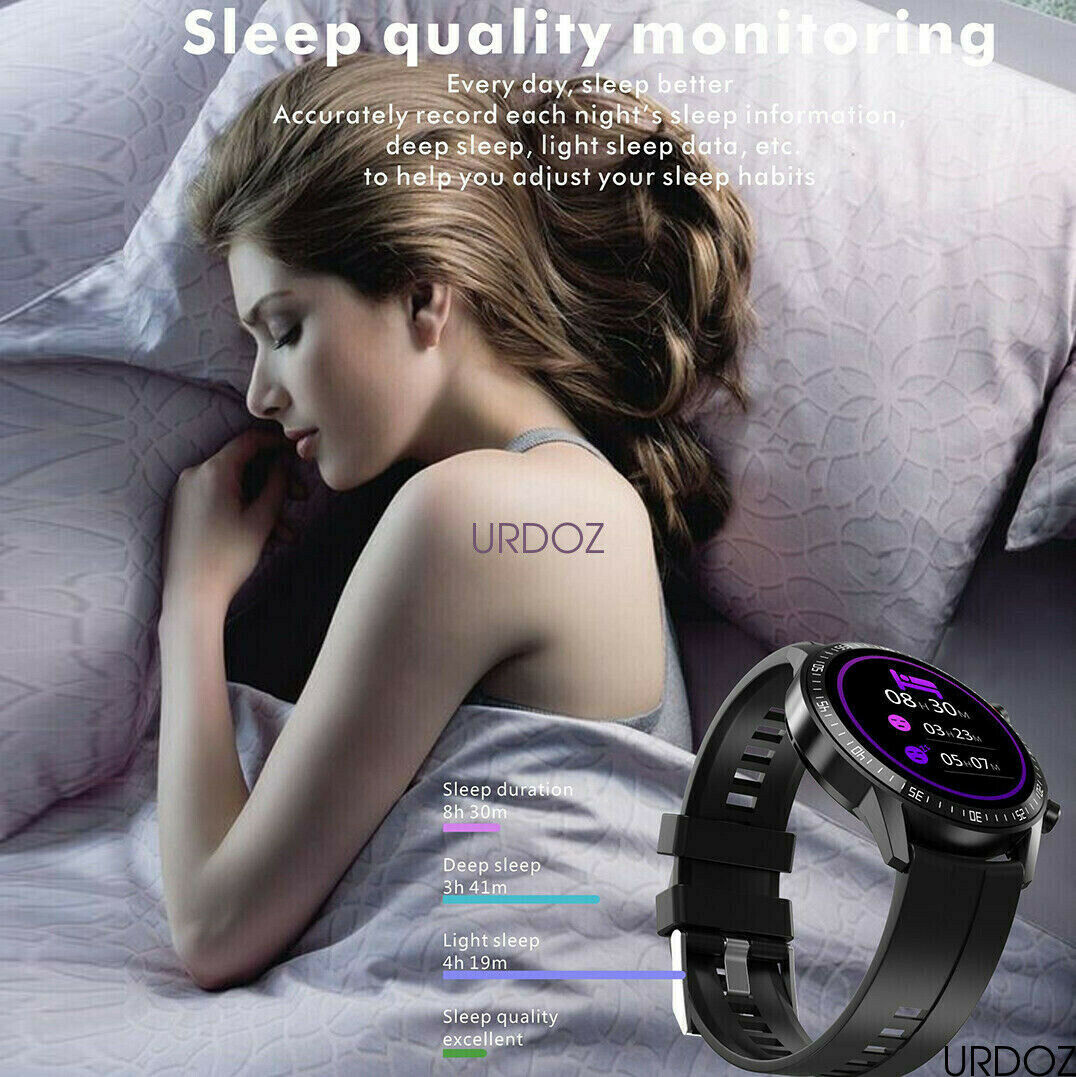 ANDROID Đồng Hồ Đeo Tay Thông Minh Q88 Chống Nước Ip67 Theo Dõi Sức Khỏe Kèm Phụ Kiện