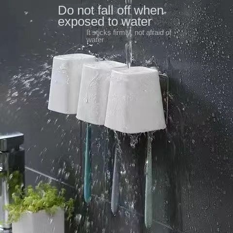 Giá Đỡ Bàn Chải Đánh Răng Gắn Tường Đa Năng Bằng Thép Không Gỉ 304 Tiện Dụng