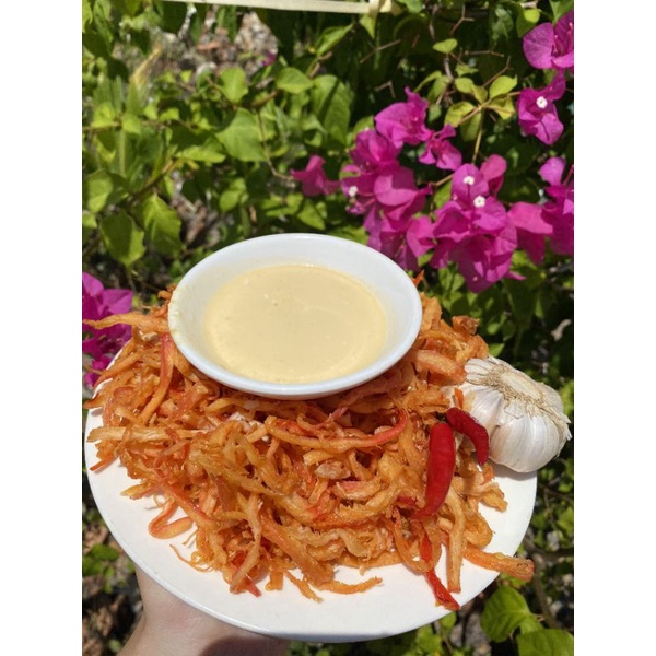 Mực xé phô mai bơ tỏi - Đặc sản Nha Trang