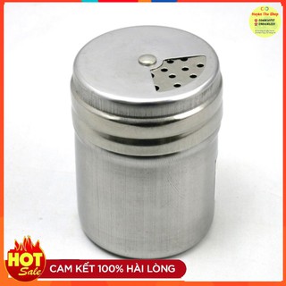 Lọ đựng tăm hũ đựng hạt tiêu bằng inox