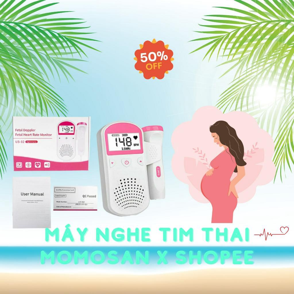 Máy nghe nhịp tim thai tại nhà , đo tim thai từ 12 tuần an toàn cho bé
