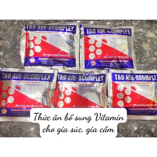 1 gói t&d ade bcomplex 100g thức ăn bồ sung vitamin cho gia súc, gia cầm