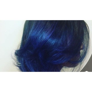 Combo Tóc Nhuộm Màu Xanh Dương ( Blue ) + Oxy
