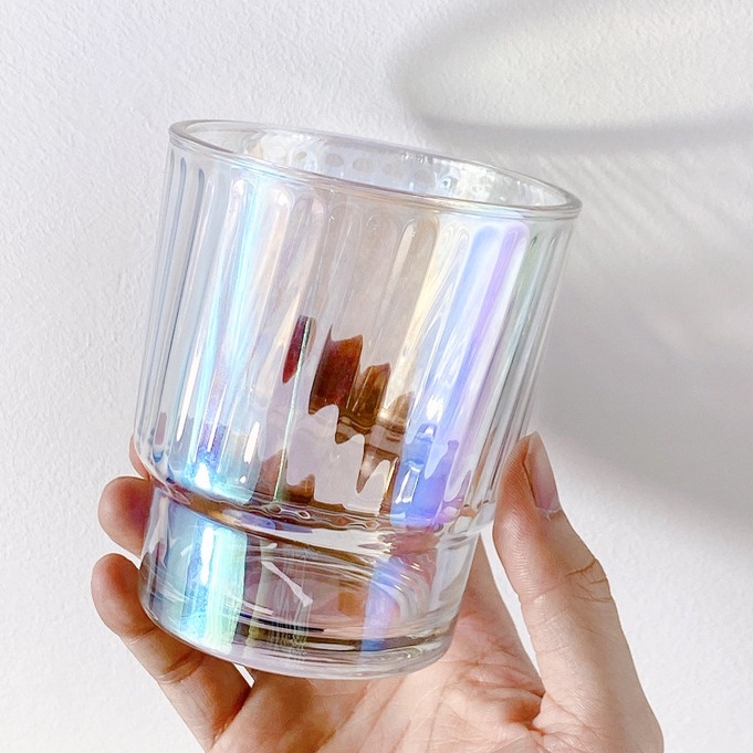 Cốc, Ly Uống Nước Thủy Tinh Hai Tầng Hologram Aura