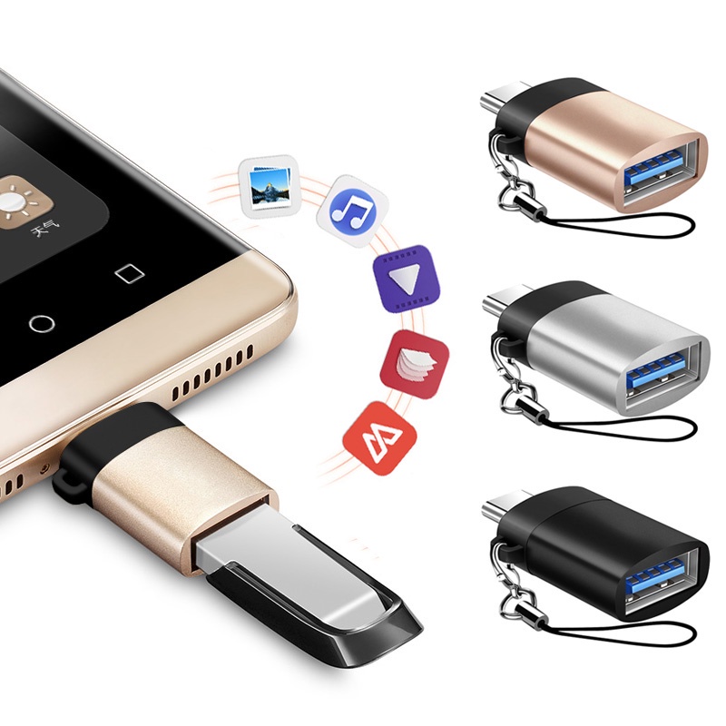 Cáp OTG Type C Sang USB 3.0 Bộ Chuyển Đổi USB 3.0 Bộ Chuyển Đổi USB Điện Thoại Thiết Bị Chuyển Đổi Cho Android