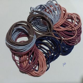 Set 100 dây buộc tóc kèm túi zip
