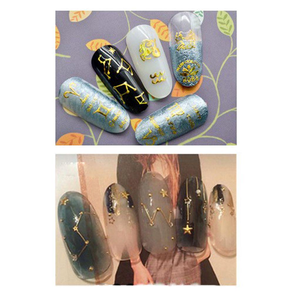 MIH Miếng Dán Trang Trí Móng Tay 3D Thời Trang