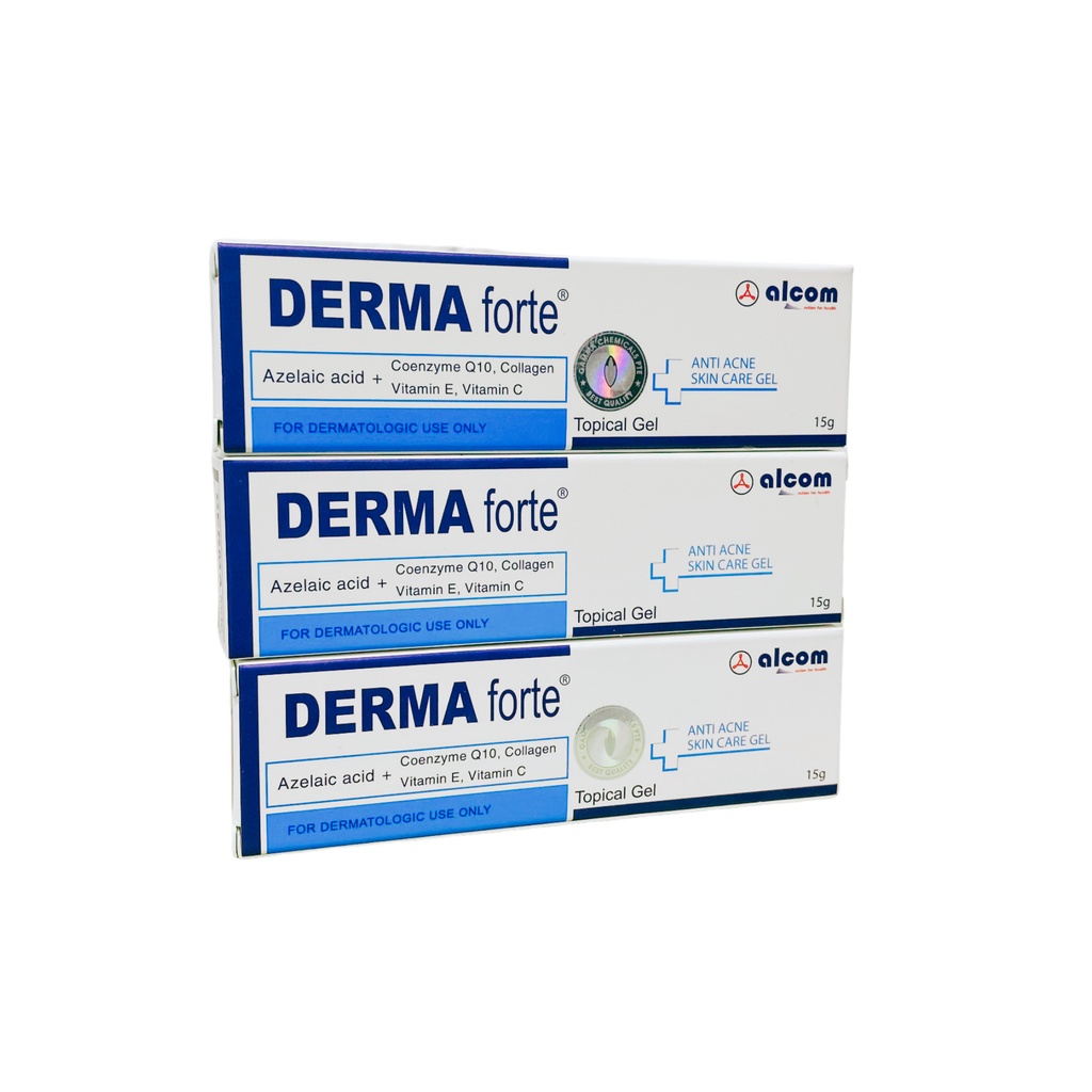 Kem Giảm Mụn Derma Forte , Giảm Các Loại Mụn Và Tẩy Sạch Bã Nhờn Trên Da, Làm Mờ Vết Thâm - Hàng Chính Hãng