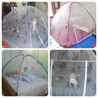 Mùng bung chụp gấp gọn cao cấp loại 1m6