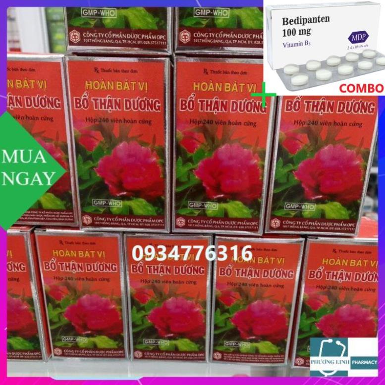 Combo Bedipanten 100mg +  BỔ THẬN DƯƠNG OPC COMBO 2 HỘP