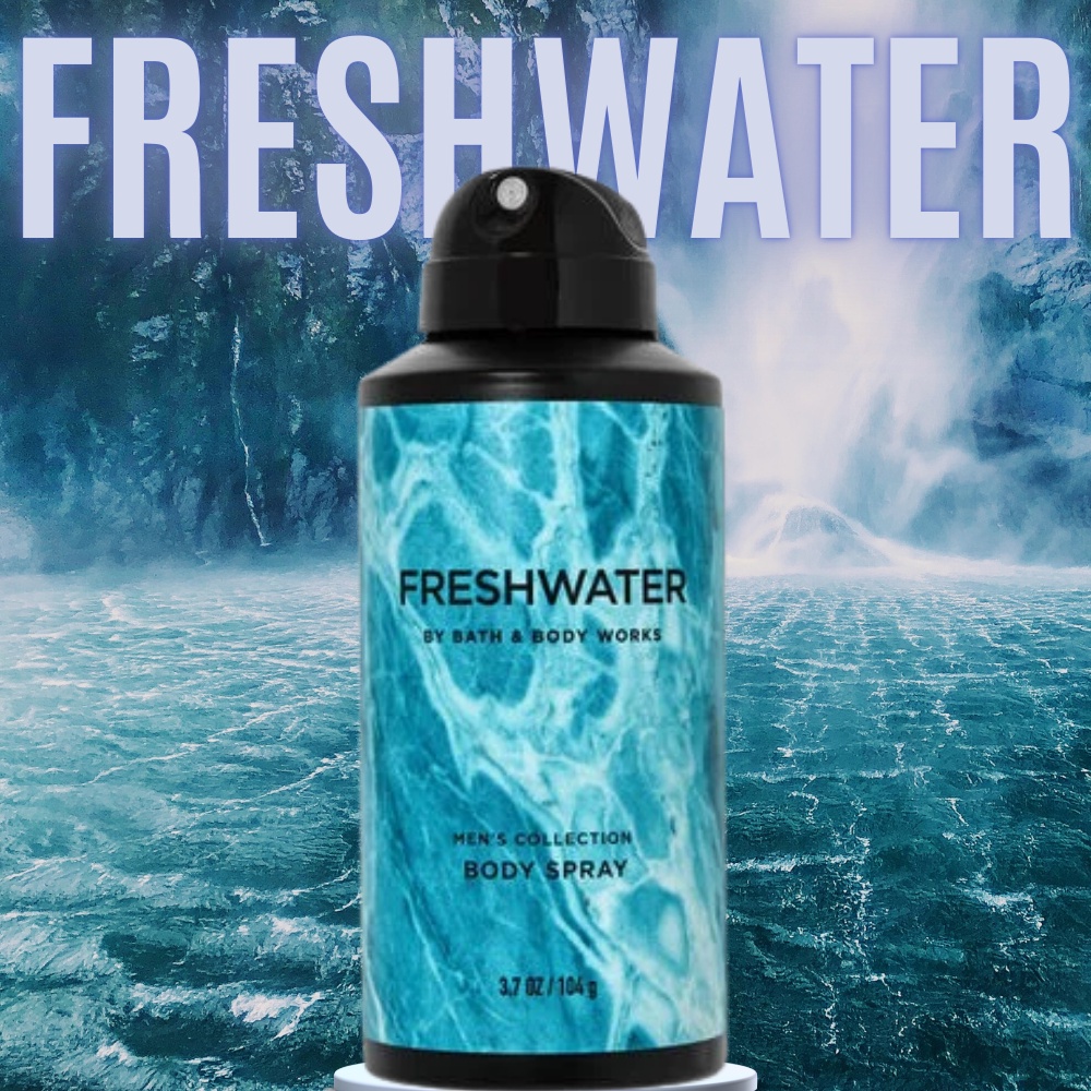 Xịt Thơm Toàn Thân Body Spray BBW Freshwater Nam Tính 104g