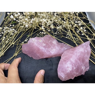 Đá Hồng Thô 200 gram màu đẹp