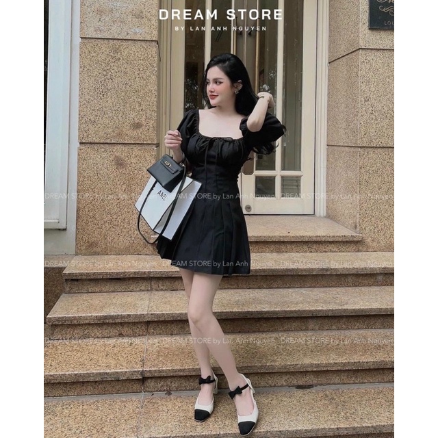 🌲 BIGSIZE 🌲 ĐẦM XẾP LY TAY PHỒNG ♥️