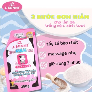 Muối Tắm Tẩy Tế Bào Chết Sữa Bò ĐỐM WAXING Spa Milk Salt 350gr