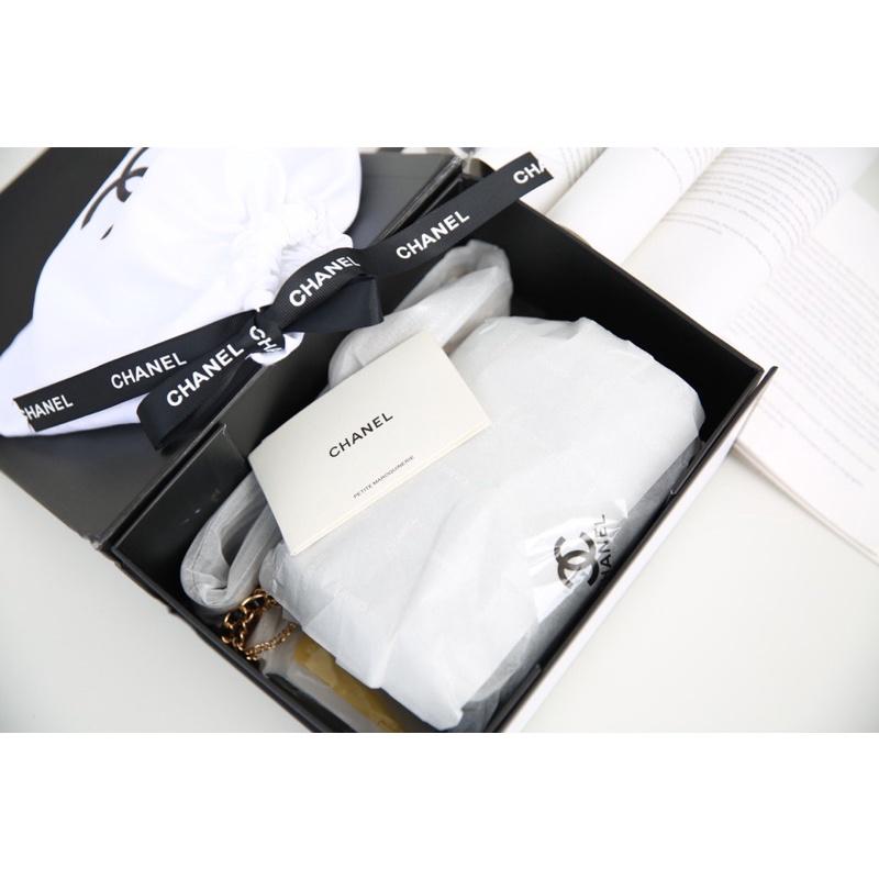 Túi xách nữ thời trang CHANEL dây xích SPSL mini sz16cm da lì cực đẹp