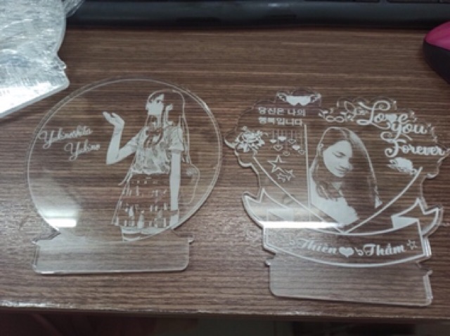 Đèn Led 3d khắc hình ảnh nội dung theo yêu cầu