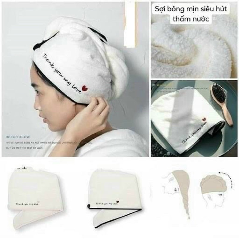 KHĂN QUẤN TÓC KHÔ