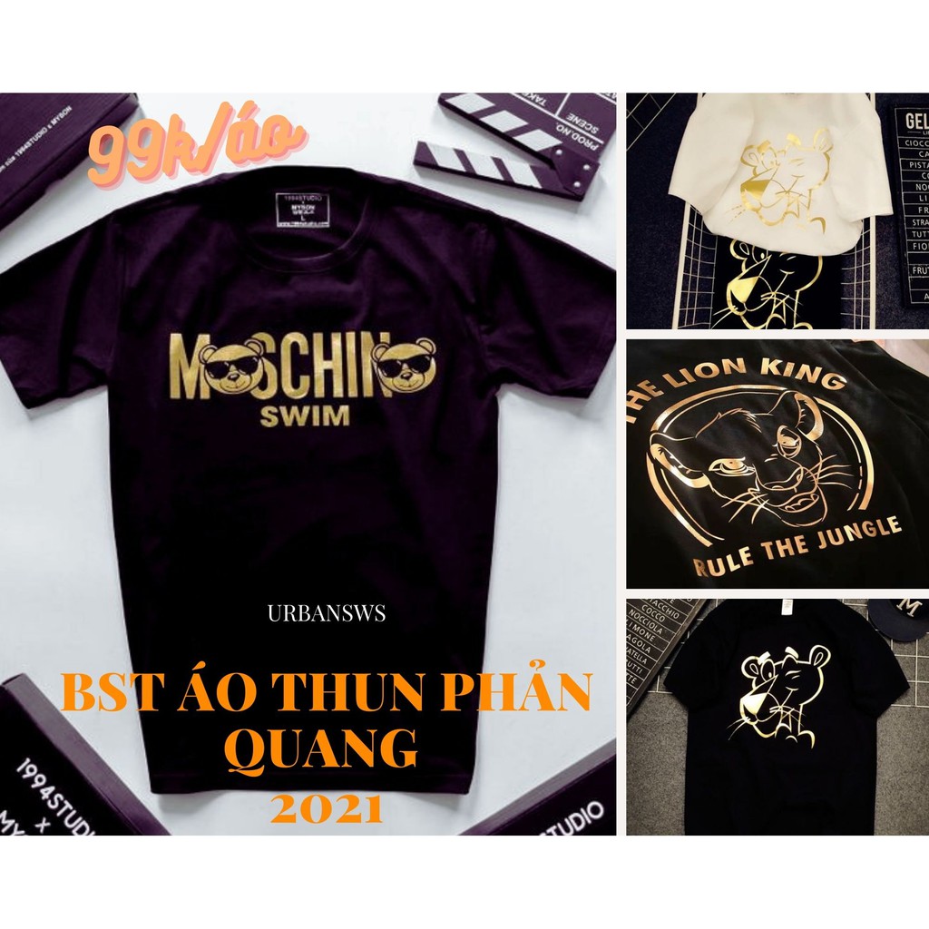 (HOT TRENDING) Áo Thun Unisex, Nam, Nữ In Decal Nhũ Kim Loại Chất Conton 4 Chiều, Chuẩn Hàng Shop | BigBuy360 - bigbuy360.vn